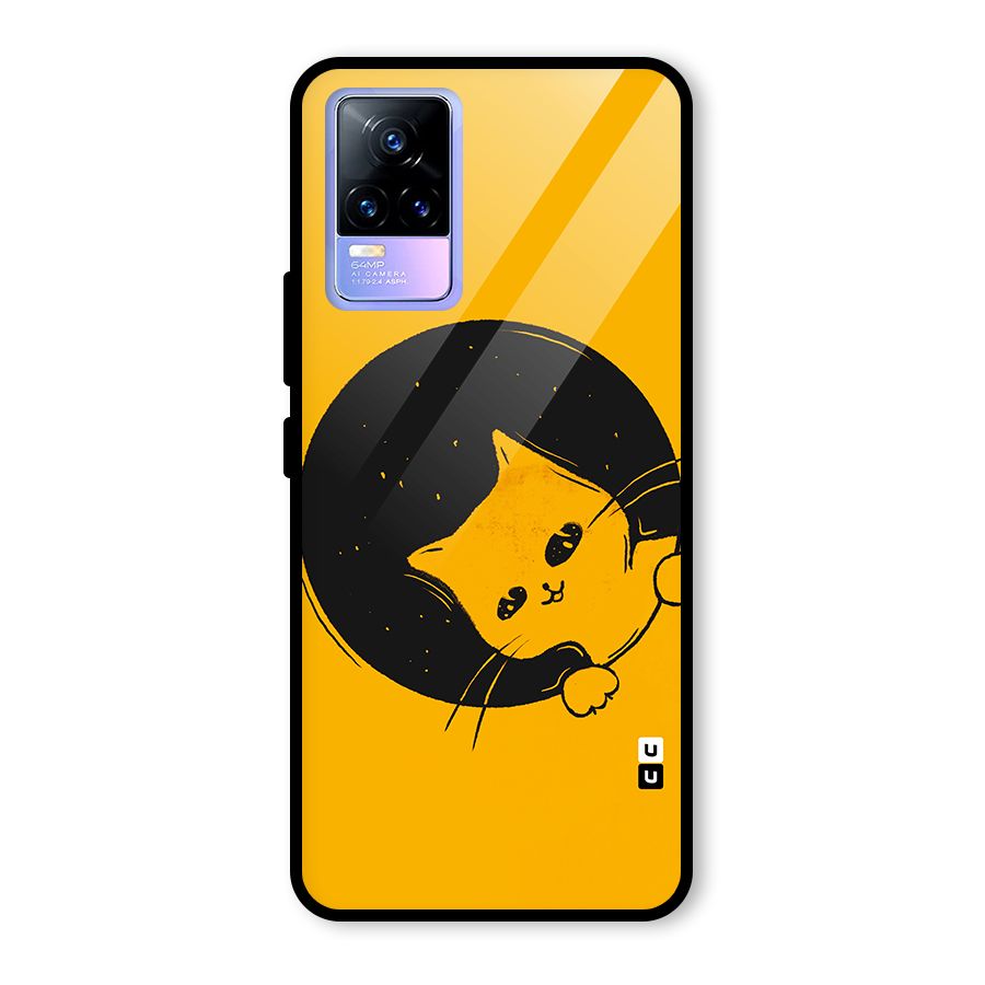 Space Cat Glass Back Case for Vivo Y73