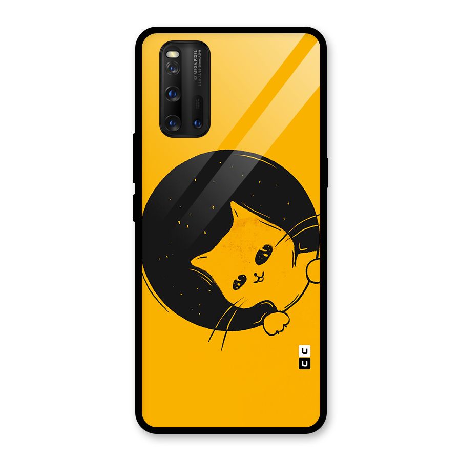 Space Cat Glass Back Case for Vivo iQOO 3