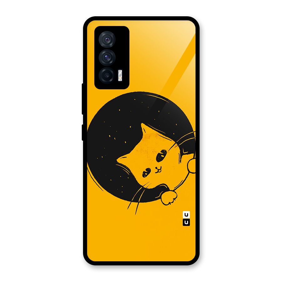 Space Cat Glass Back Case for Vivo iQOO 7 5G