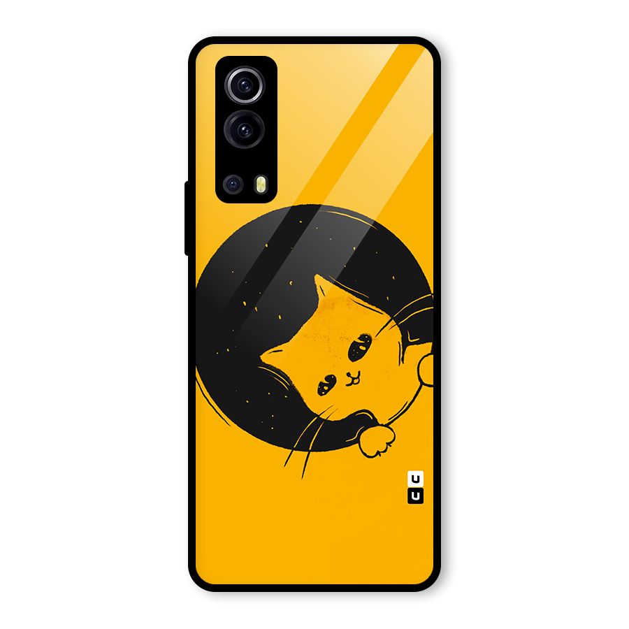 Space Cat Glass Back Case for Vivo iQOO Z3