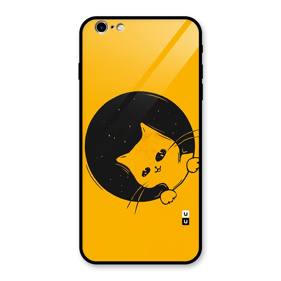 Space Cat Glass Back Case for iPhone 6 Plus 6S Plus