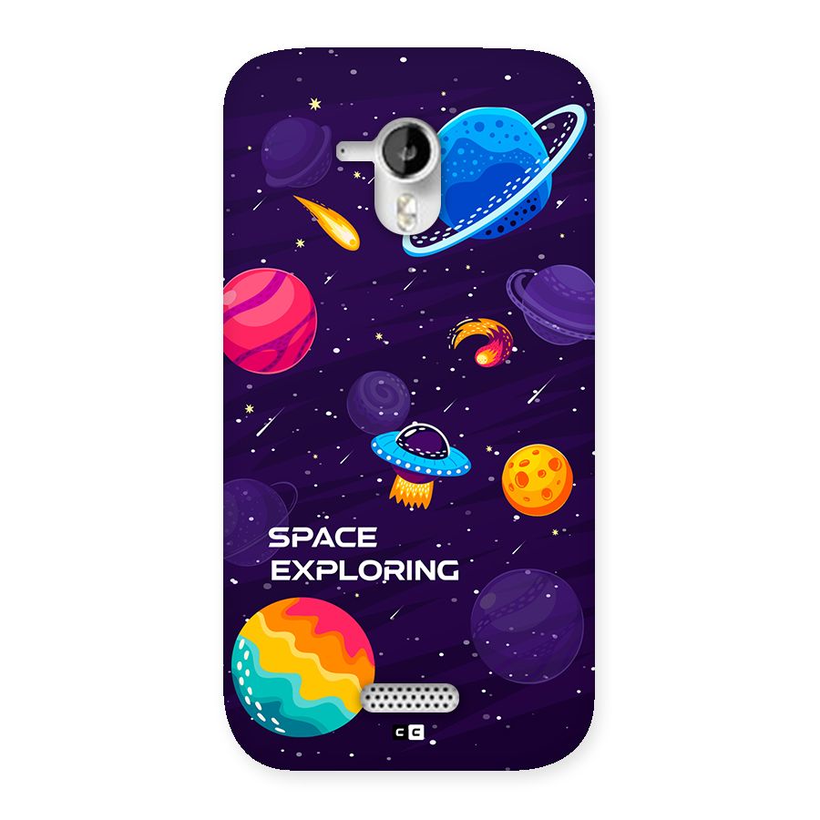 Space Exploring Back Case for Canvas HD A116