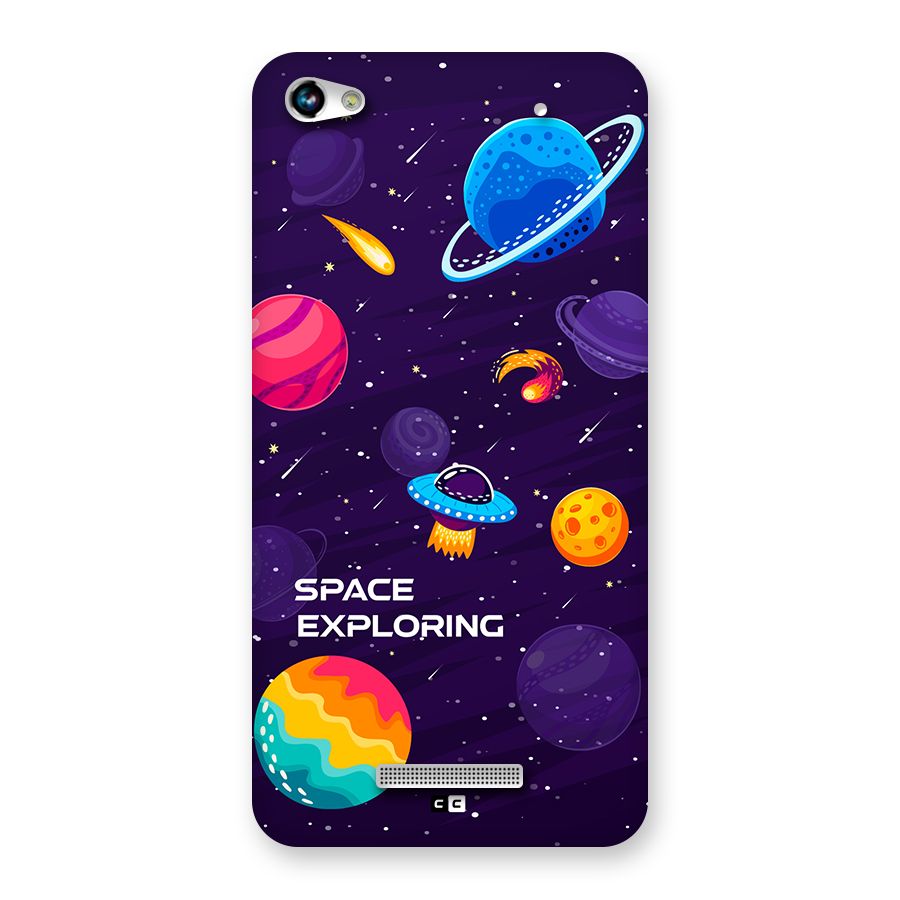 Space Exploring Back Case for Canvas Hue 2 A316