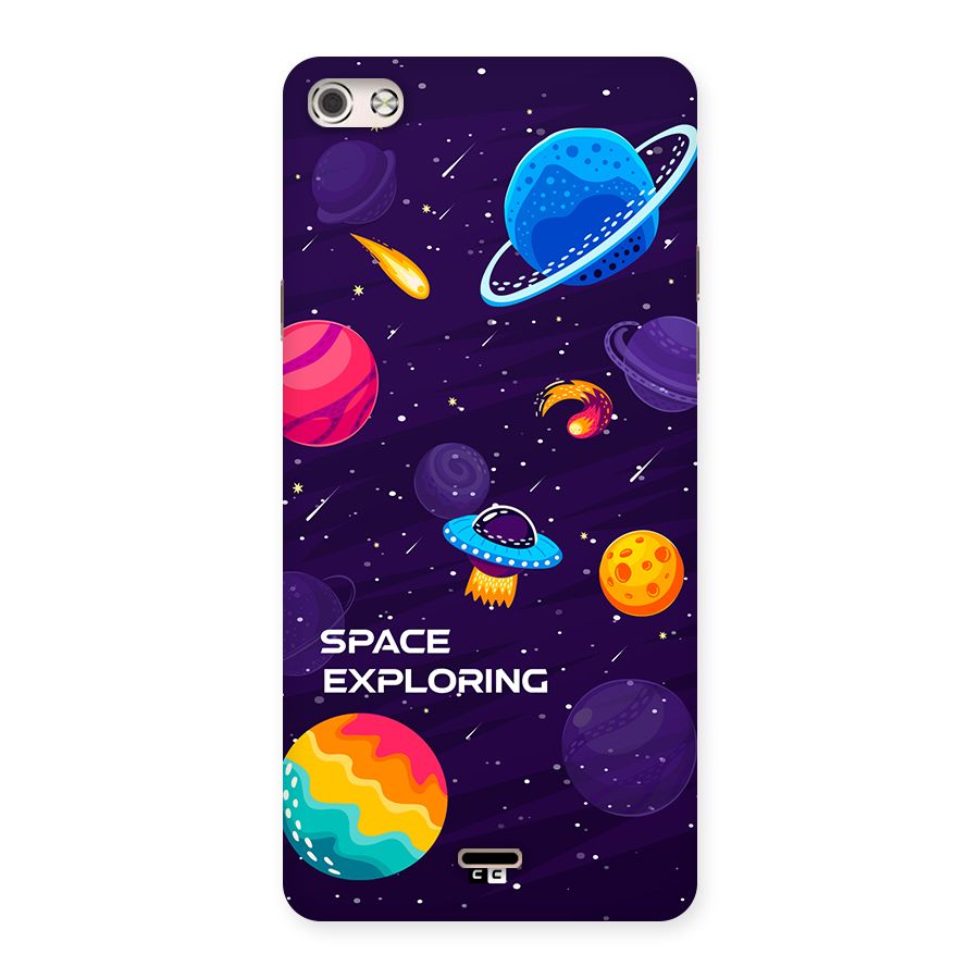 Space Exploring Back Case for Canvas Silver 5