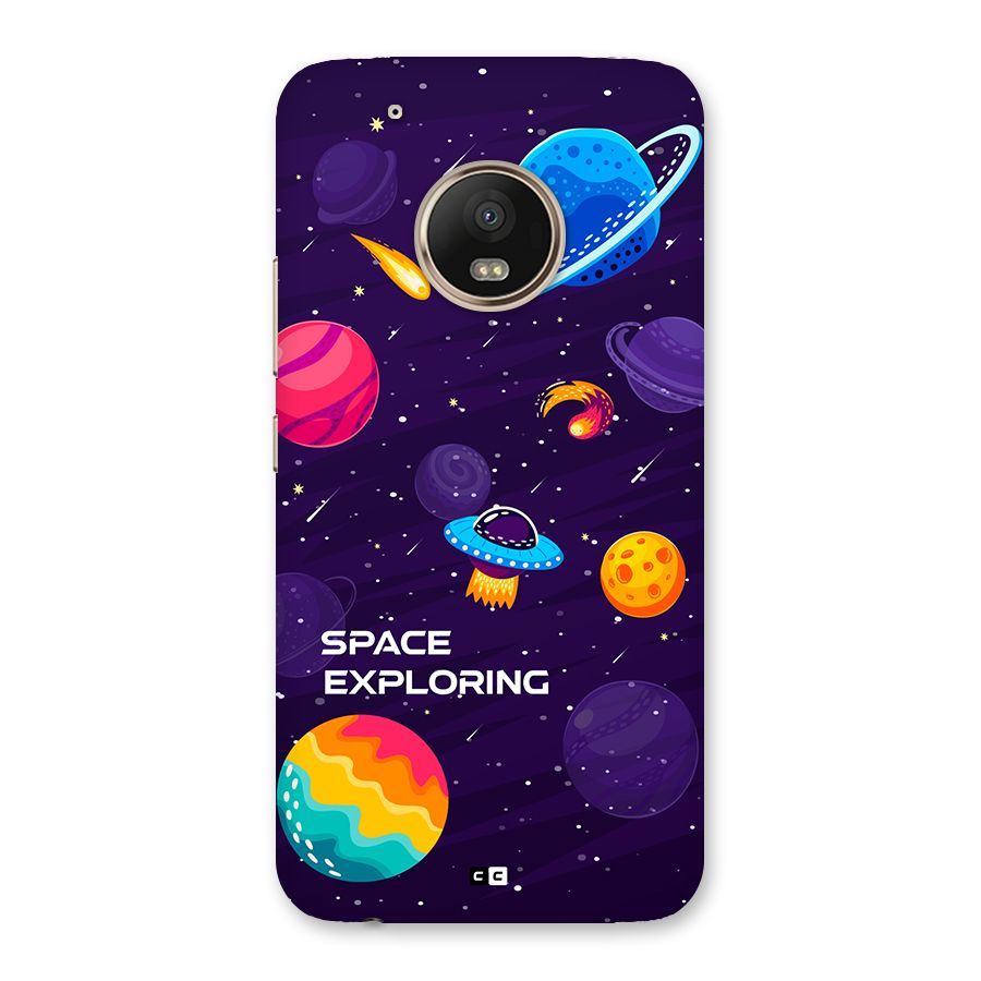 Space Exploring Back Case for Moto G5 Plus