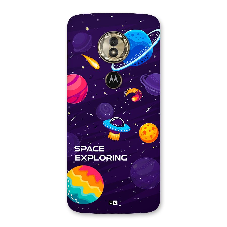 Space Exploring Back Case for Moto G6 Play