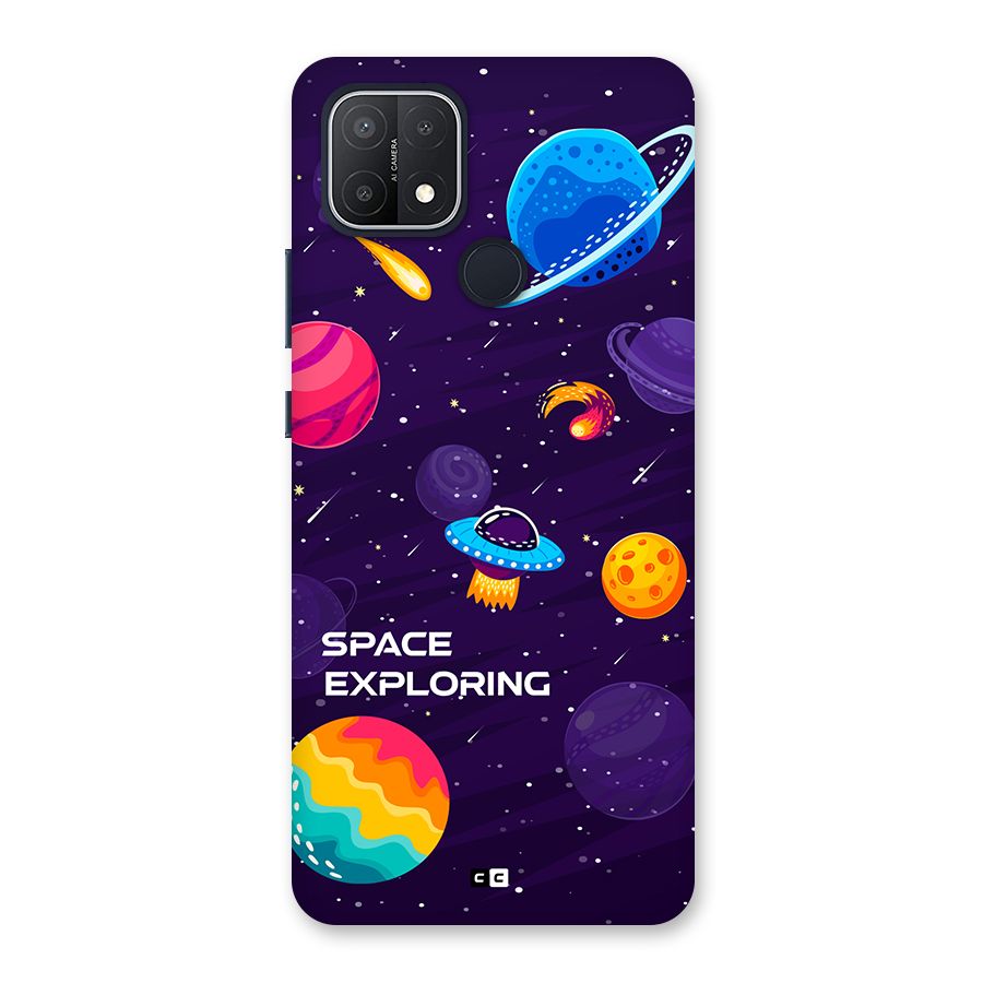 Space Exploring Back Case for Oppo A15