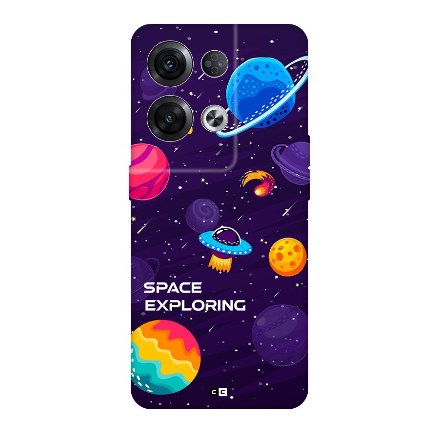 Space Exploring Back Case for Oppo Reno8 Pro 5G