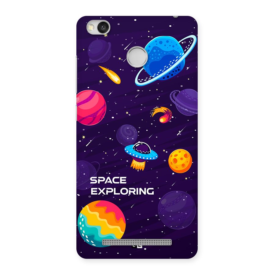 Space Exploring Back Case for Redmi 3S Prime