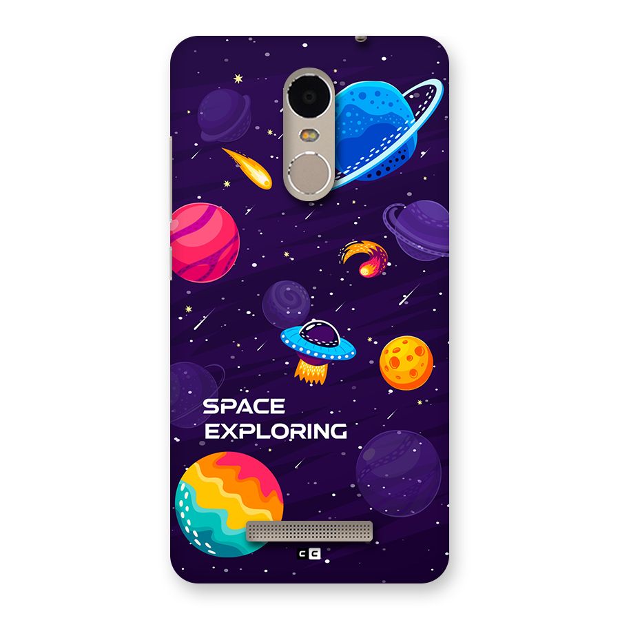 Space Exploring Back Case for Redmi Note 3
