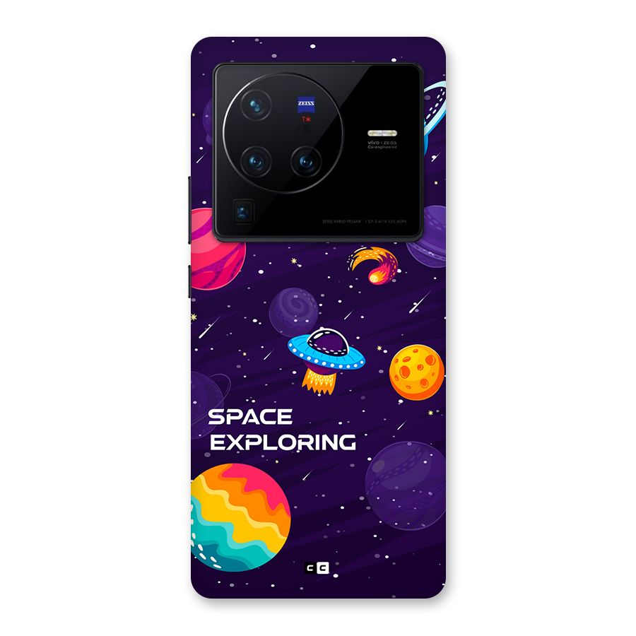 Space Exploring Back Case for Vivo X80 Pro