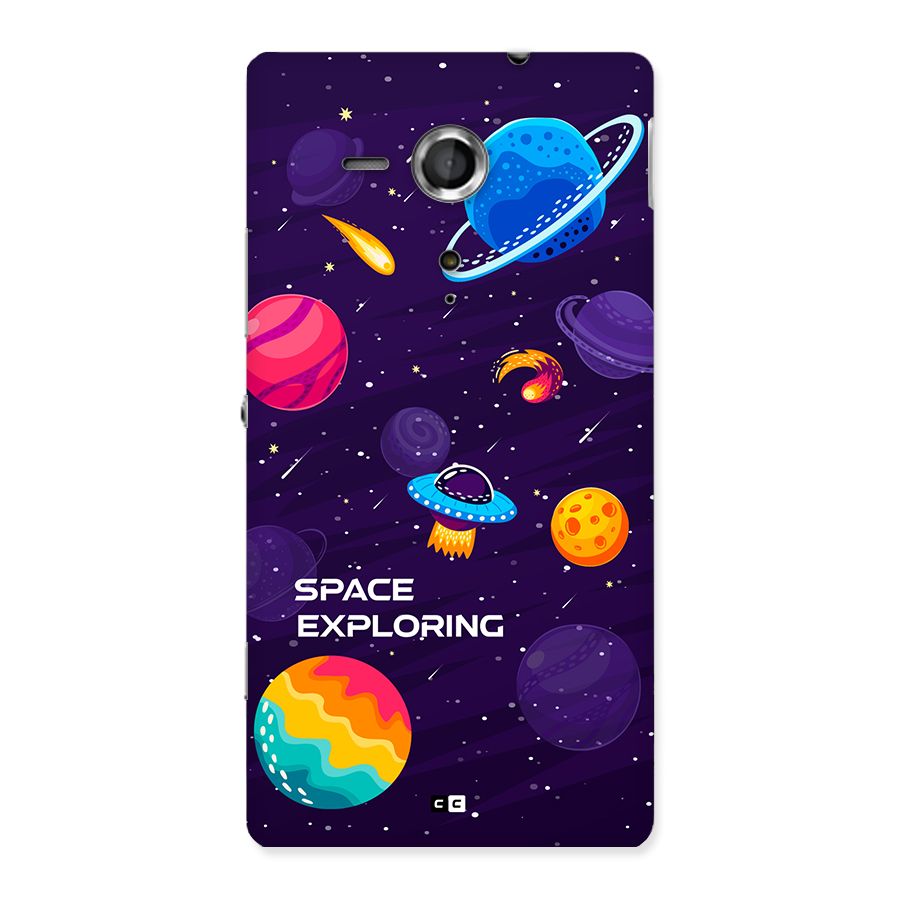 Space Exploring Back Case for Xperia Sp