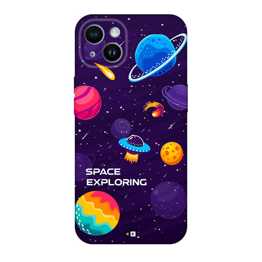Space Exploring Back Case for iPhone 14
