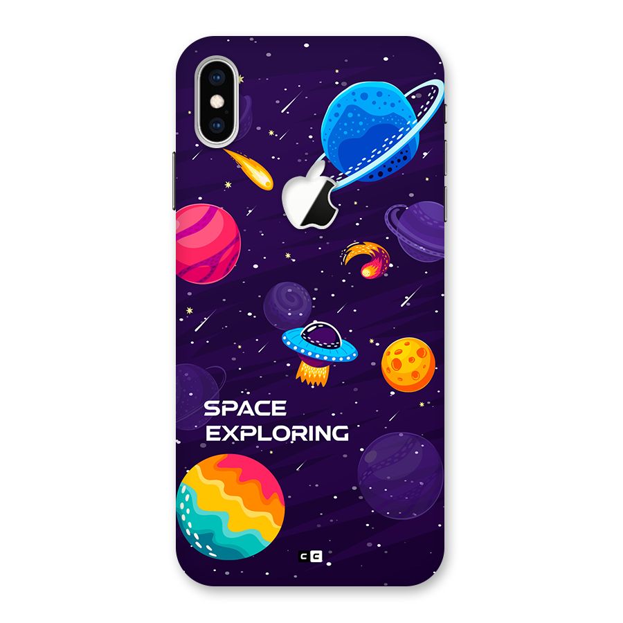 Space Exploring Back Case for iPhone XS Max Apple Cut