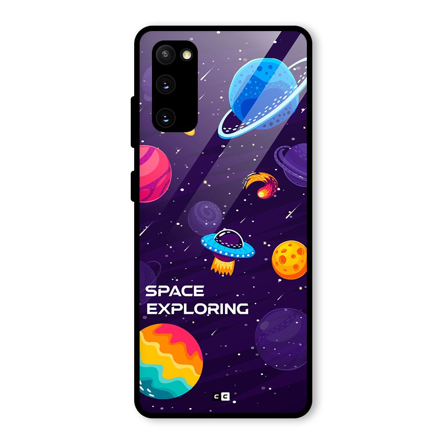 Space Exploring Glass Back Case for Galaxy S20 FE