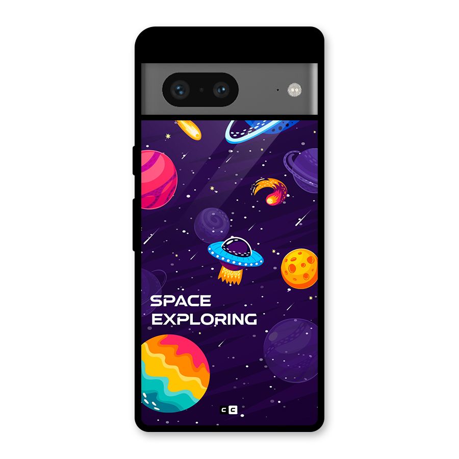Space Exploring Glass Back Case for Google Pixel 7
