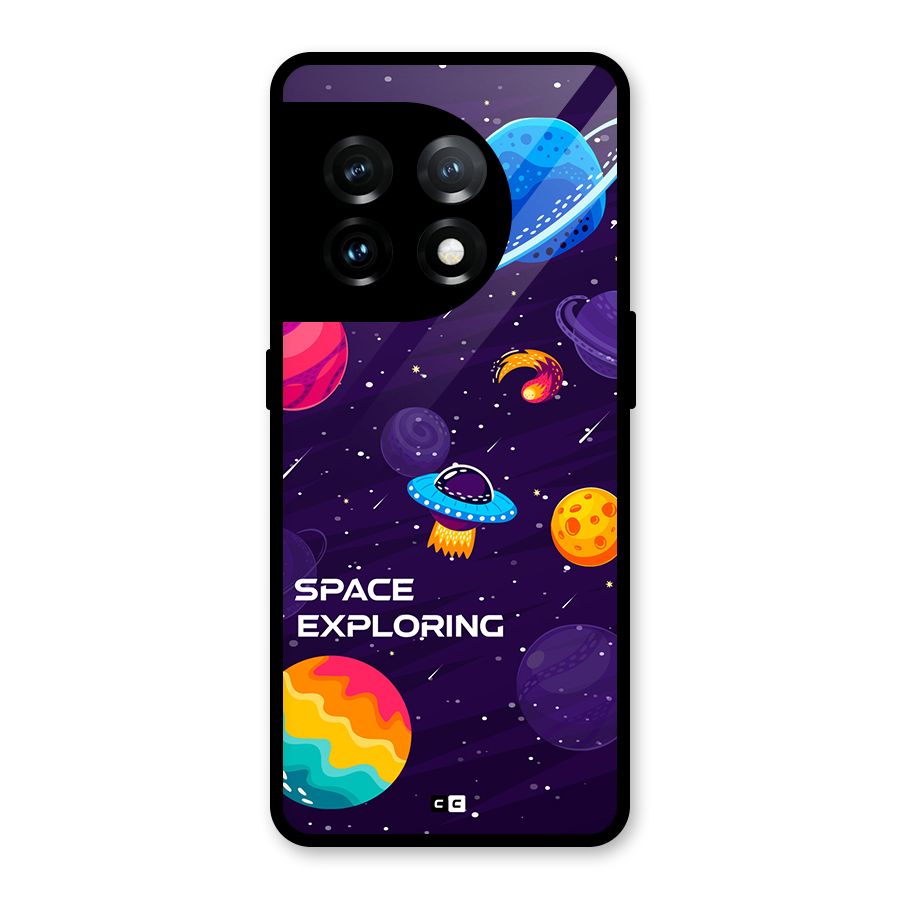 Space Exploring Glass Back Case for OnePlus 11
