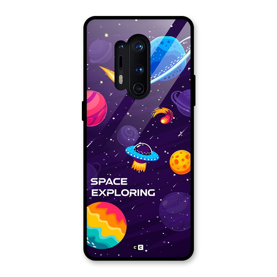 Space Exploring Glass Back Case for OnePlus 8 Pro