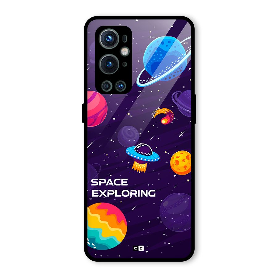 Space Exploring Glass Back Case for OnePlus 9 Pro