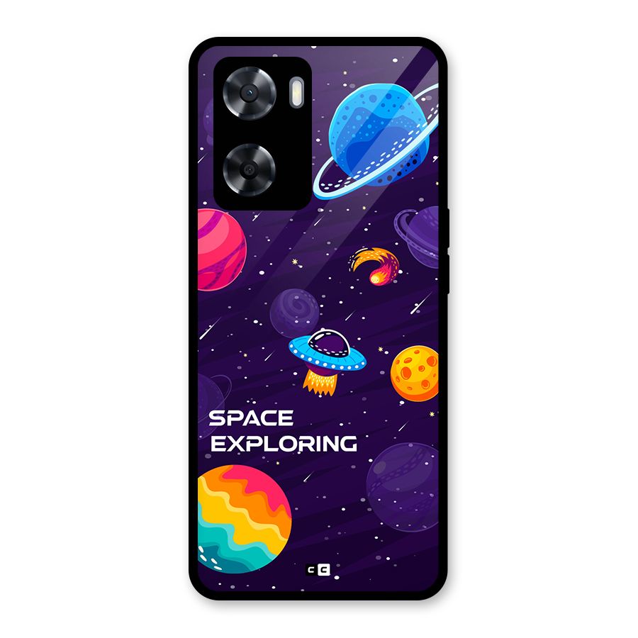 Space Exploring Glass Back Case for OnePlus Nord N20 SE