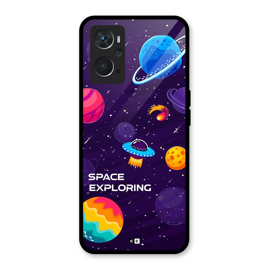 Space Exploring Glass Back Case for Oppo K10 4G