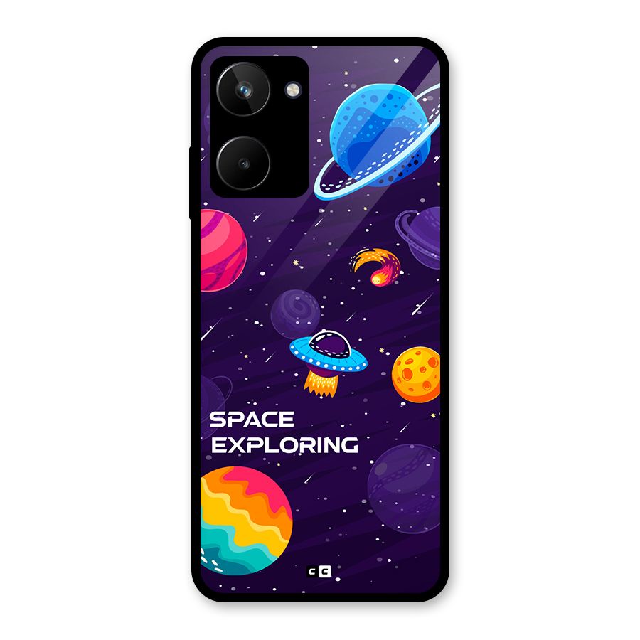 Space Exploring Glass Back Case for Realme 10