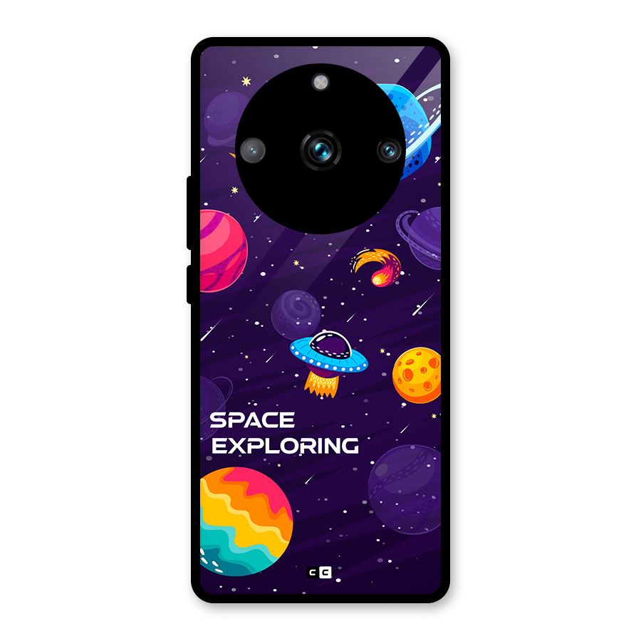 Space Exploring Glass Back Case for Realme 11 Pro Plus