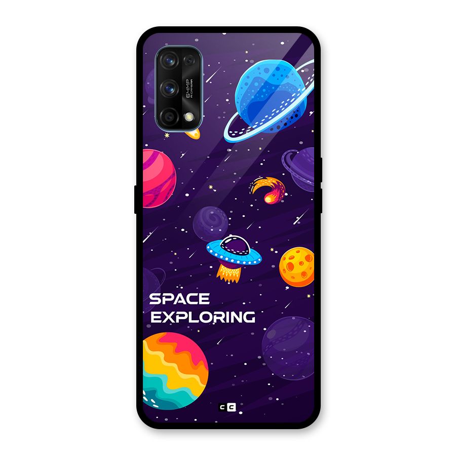 Space Exploring Glass Back Case for Realme 7 Pro