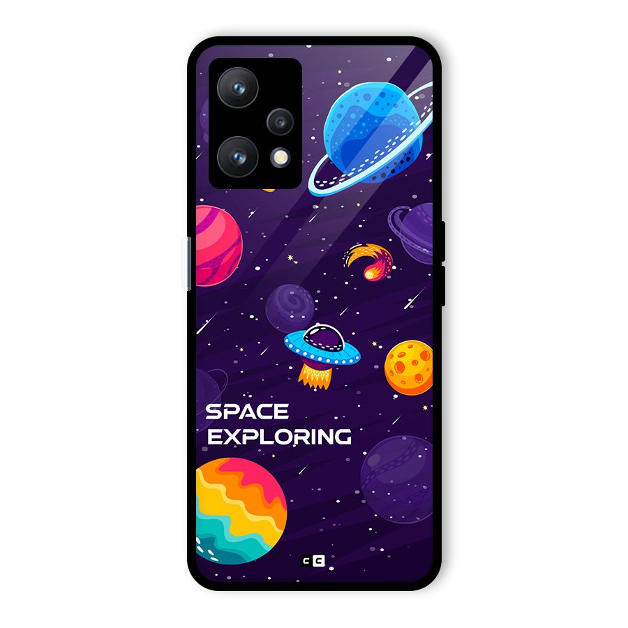 Space Exploring Glass Back Case for Realme 9 Pro 5G