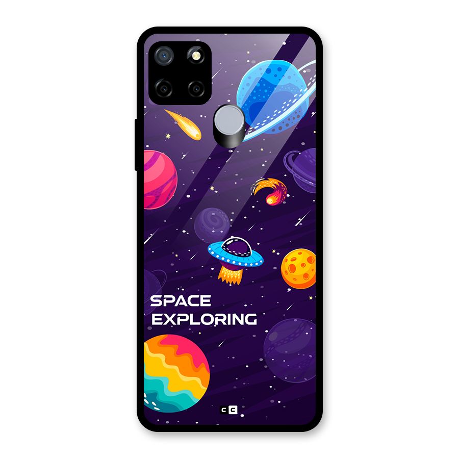 Space Exploring Glass Back Case for Realme Narzo 20