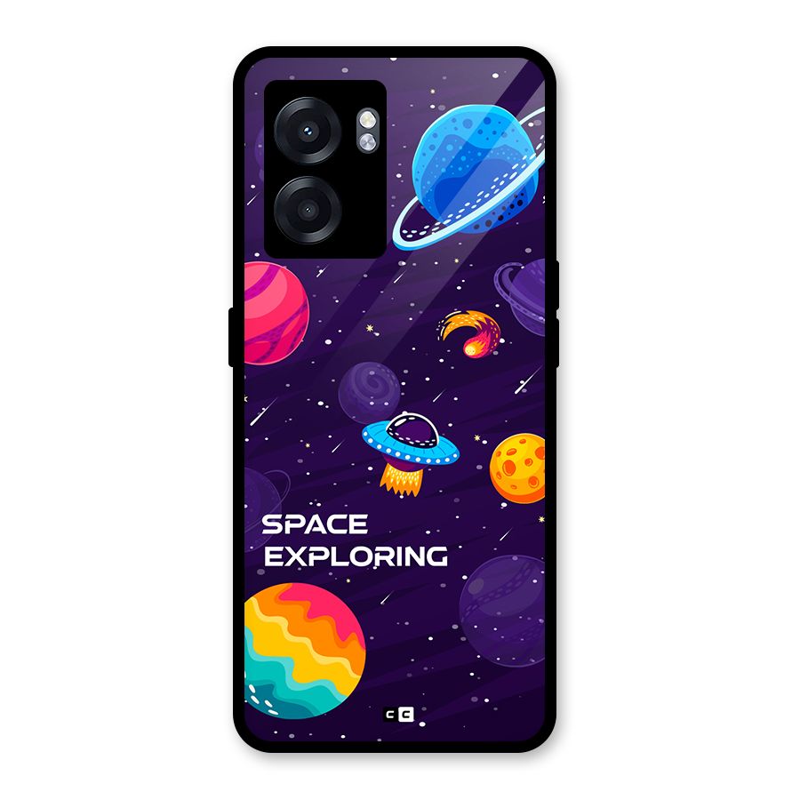 Space Exploring Glass Back Case for Realme Narzo 50 5G