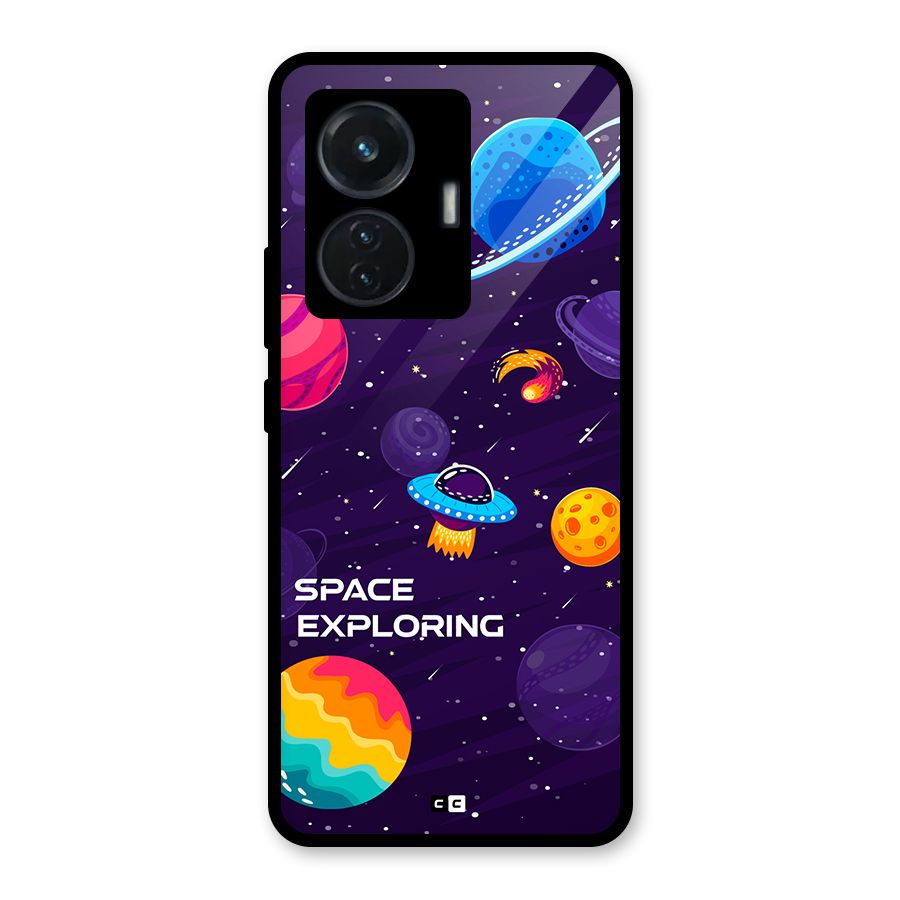 Space Exploring Glass Back Case for Vivo T1 44W