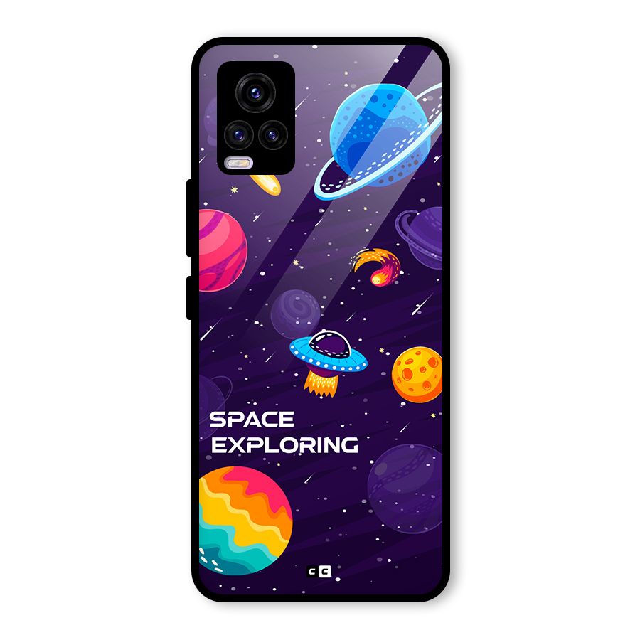 Space Exploring Glass Back Case for Vivo V20