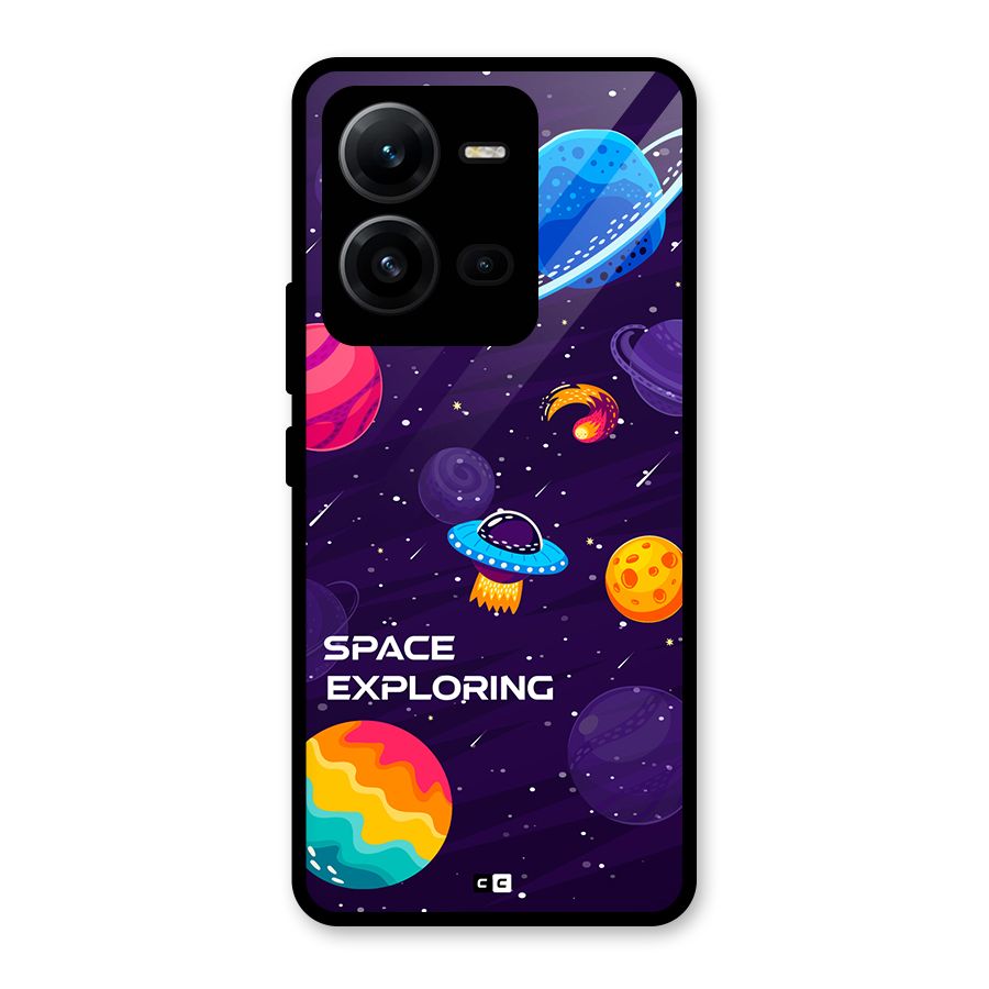 Space Exploring Glass Back Case for Vivo V25