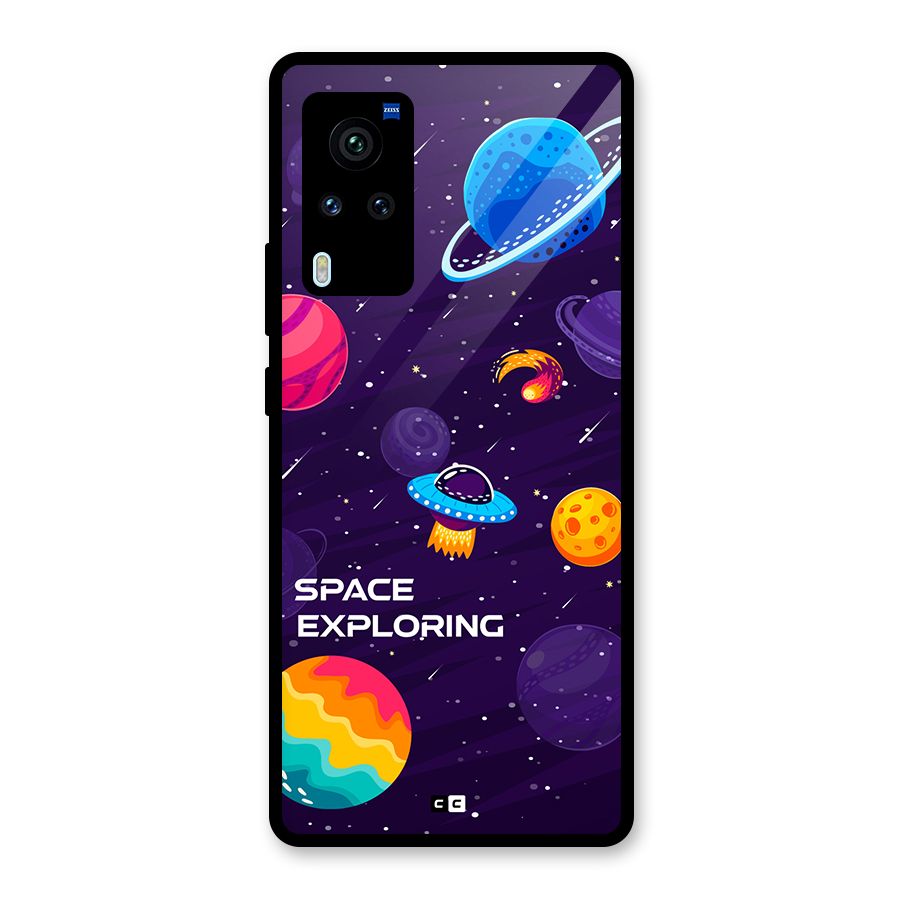 Space Exploring Glass Back Case for Vivo X60 Pro