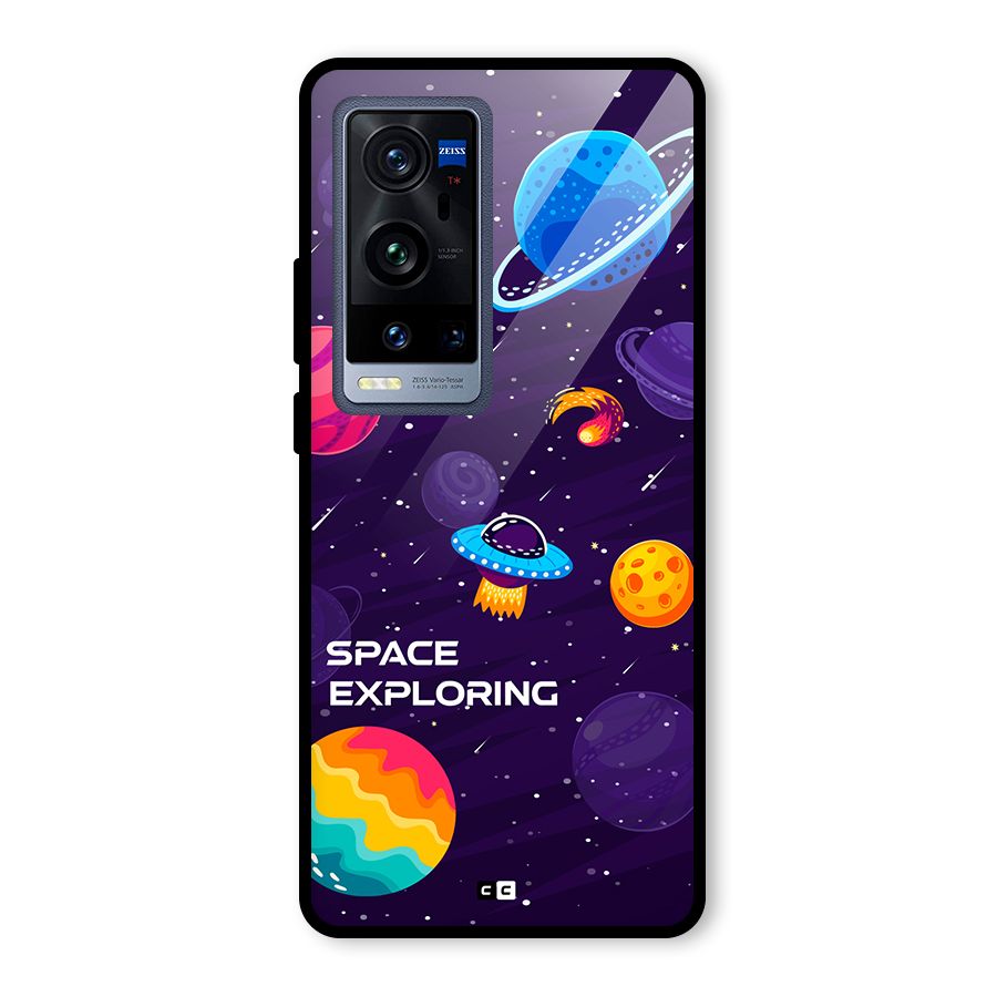 Space Exploring Glass Back Case for Vivo X60 Pro Plus