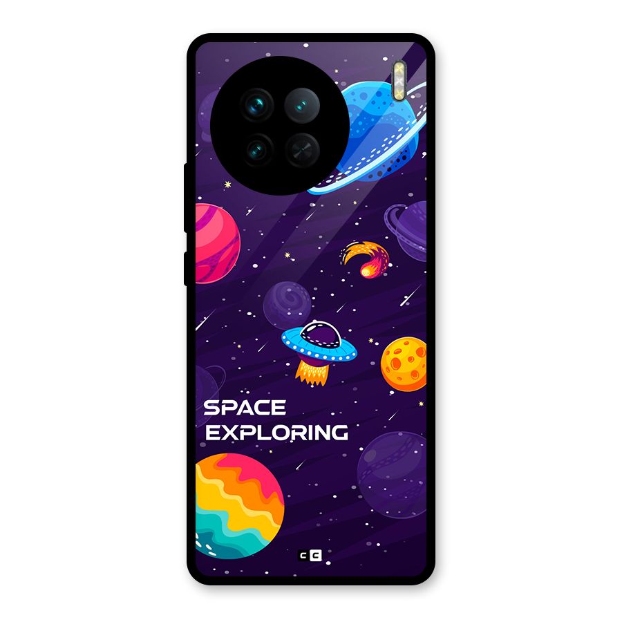 Space Exploring Glass Back Case for Vivo X90