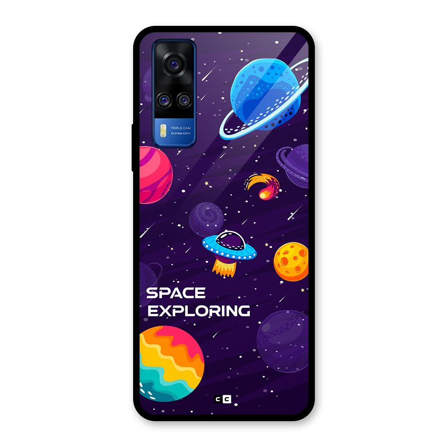 Space Exploring Glass Back Case for Vivo Y31