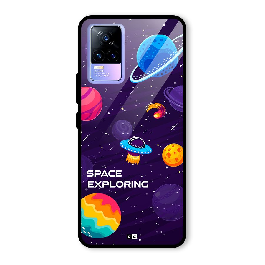 Space Exploring Glass Back Case for Vivo Y73