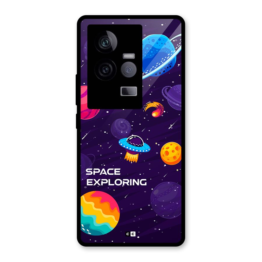 Space Exploring Glass Back Case for Vivo iQOO 11 5G
