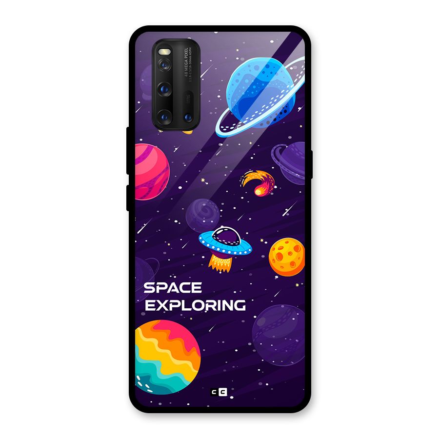 Space Exploring Glass Back Case for Vivo iQOO 3