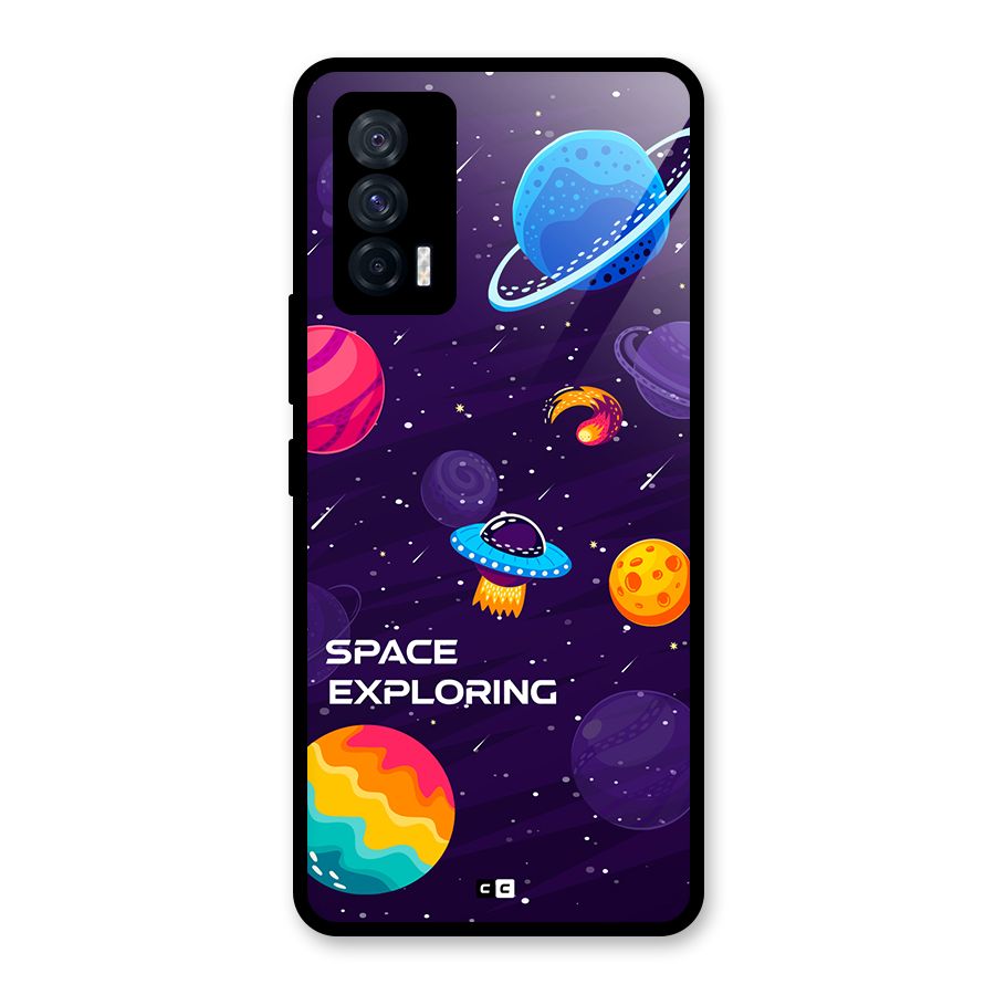 Space Exploring Glass Back Case for Vivo iQOO 7 5G