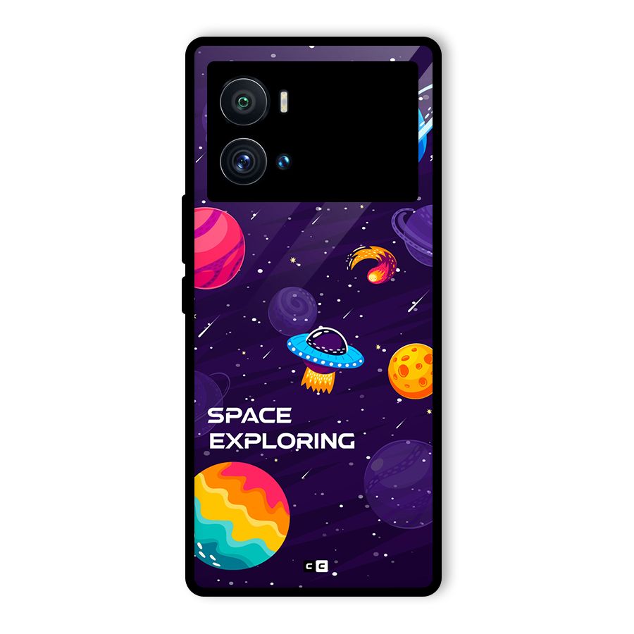 Space Exploring Glass Back Case for Vivo iQOO 9 Pro