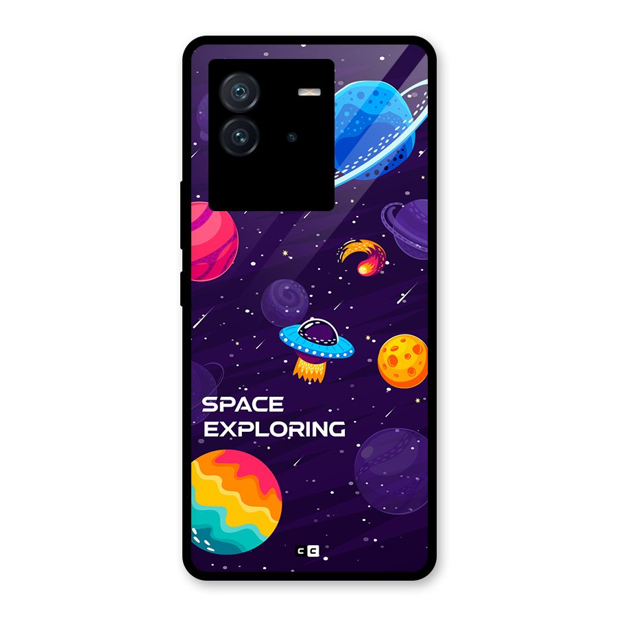 Space Exploring Glass Back Case for Vivo iQOO Neo 6 5G