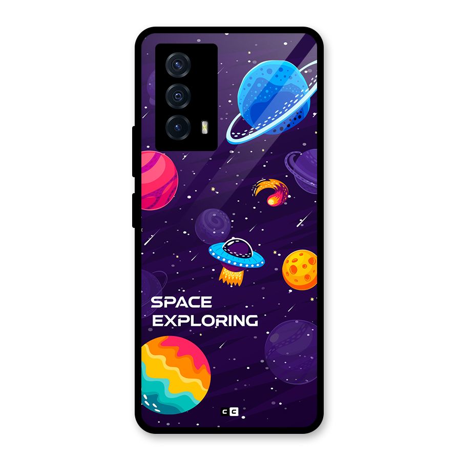 Space Exploring Glass Back Case for Vivo iQOO Z5