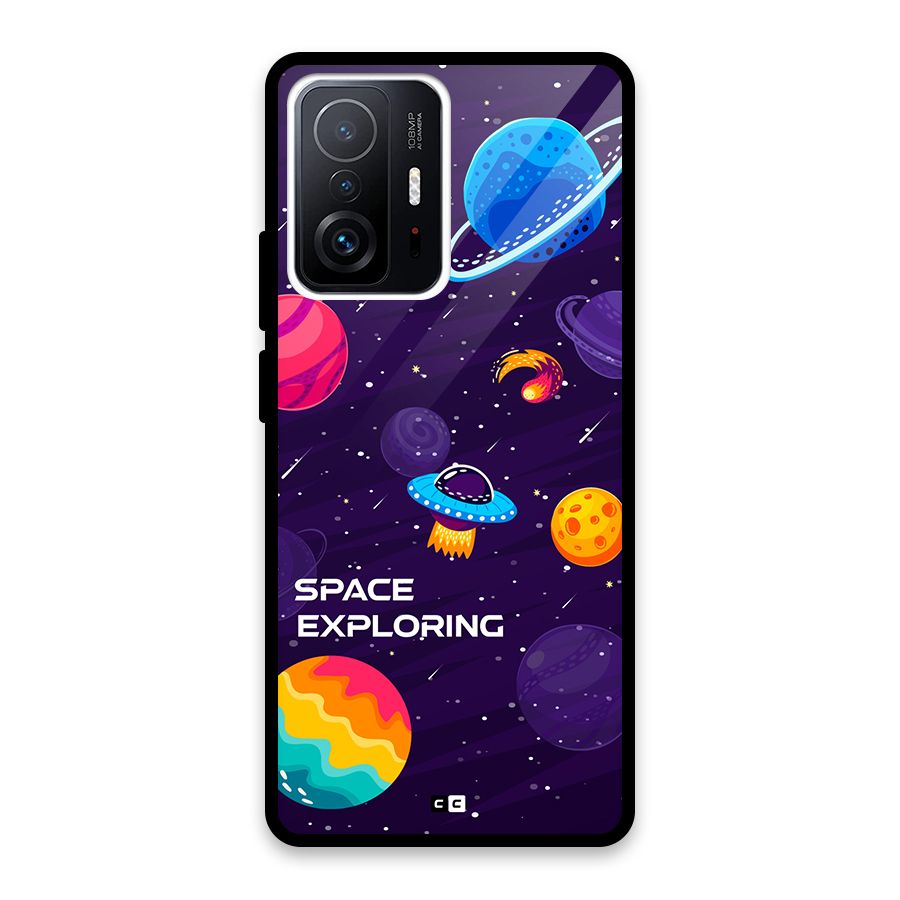 Space Exploring Glass Back Case for Xiaomi 11T Pro