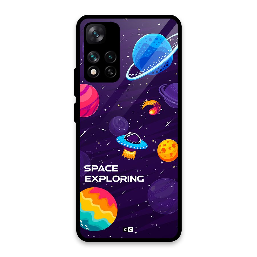 Space Exploring Glass Back Case for Xiaomi 11i HyperCharge 5G