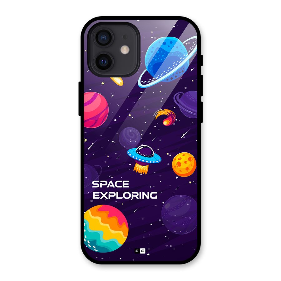 Space Exploring Glass Back Case for iPhone 12