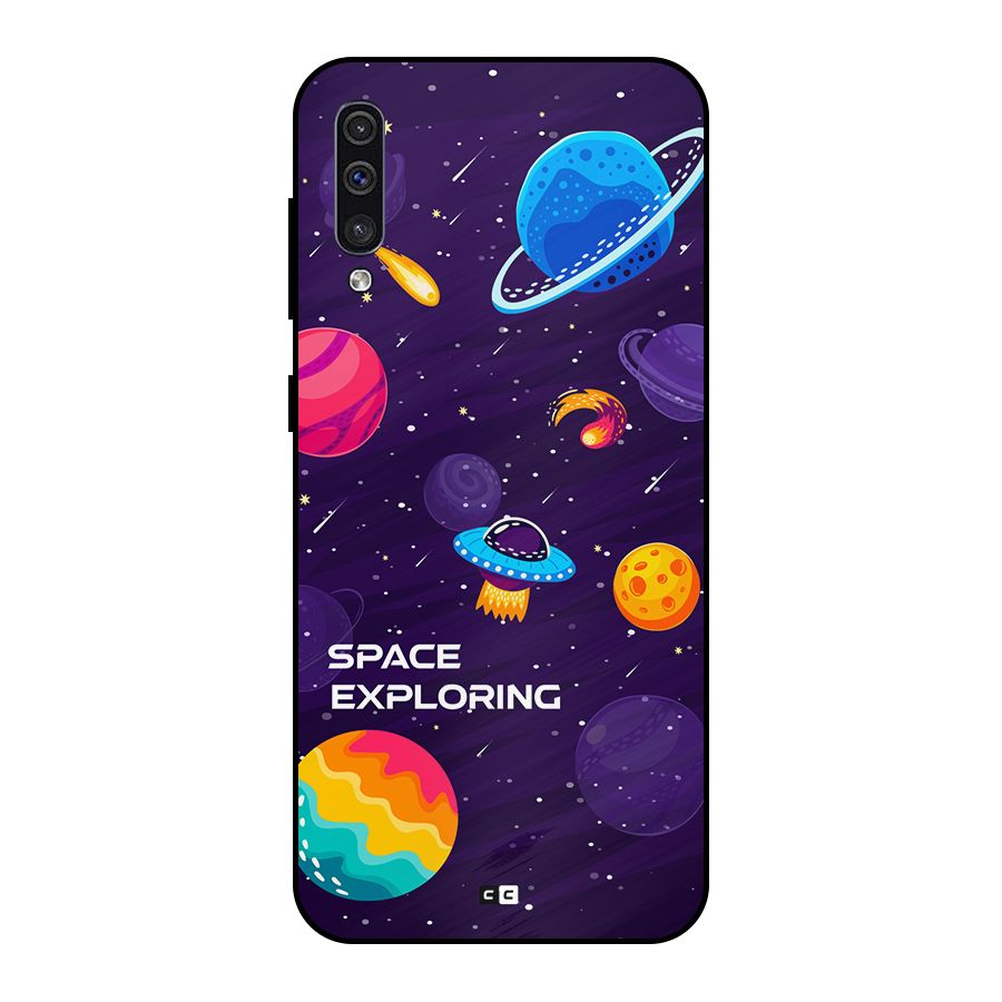 Space Exploring Metal Back Case for Galaxy A50s