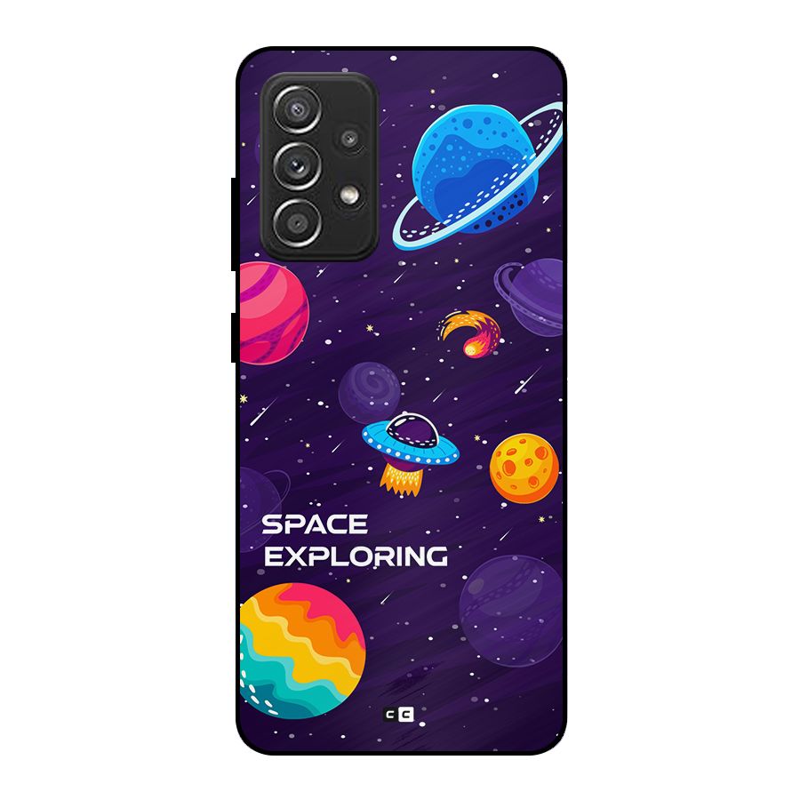 Space Exploring Metal Back Case for Galaxy A52s 5G